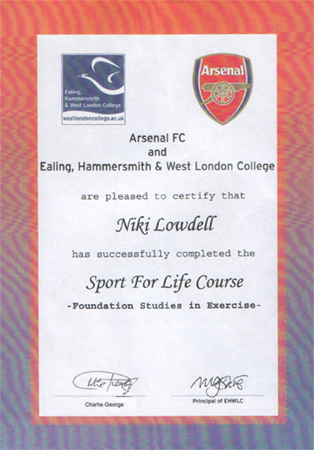 Niki Certificate